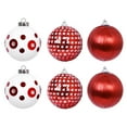 thumbnail image 2 of Christmas Ball, 6PC 8cm Fabric-Wrapped Foam Christmas Balls Elegant Decorations For Christmas Tree, Christmas Decorations, Christmas Tree Decorations, 3.15In B, 2 of 6