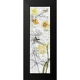 thumbnail image 2 of Grey, Jace 7x14 Black Modern Framed Museum Art Print Titled - Floral Love YG - V, 2 of 5