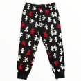 thumbnail image 2 of Disney Mickey and Minnie Black Sleep Joggers, 2 of 3