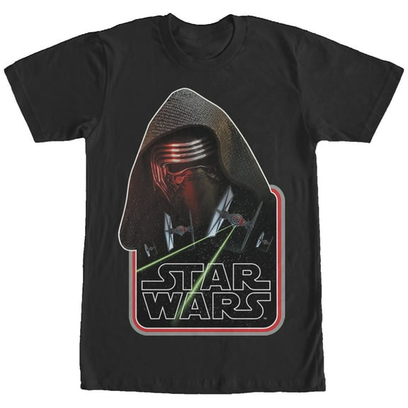 Men's Star Wars The Force Awakens Kylo Ren TIE Fighter  Graphic Tee Black Medium