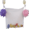 Kidelle(TM)Baby Bath Toy Organizer with Two Large Sturdy Multi Purpose Suction Hooks Tub Storage Toy Bag Fast Drying