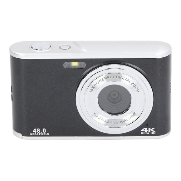 Cámaras Digital Compacta 48MP 4K Ultra Hd Zoom 16x Enfoque Autico Antivibración Pantalla De 2,4 Pulgadas Cámara Viaje Graduación