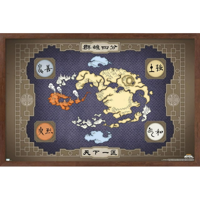 Avatar : le dernier maître de l'air - Carte