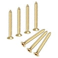 thumbnail image 1 of Uxcell Paquete de 50 Tornillos de Madera, M3 x 25mm Cabeza Plana Phillips de Latón, 1 of 6