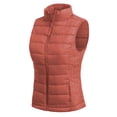 thumbnail image 3 of MixMatchy Women's Padded Vest Lightweight Stand Collar Zip-up Quilted Gilet, 3 of 4