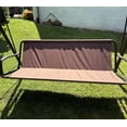 thumbnail image 4 of QIUYIDP J&C Patio Swing Seat Cover Replacement 600D Heavy Duty Swing Cushion Cover Outdoor Swing Seat Support Waterproof Fade Resistant for 3 Seater Durable Swing Covers for Frame (63x22x22in), 4 of 7