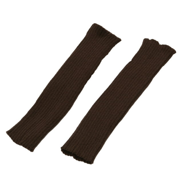 Lot de 2/lot Tendance Rétro Texture Jambe Chaleur 2 Pcs et Jambe pour Occasions - Multicolore Doux et Agréable pour la Peau Café