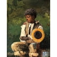 thumbnail image 2 of Homer, Winslow 12x14 White Modern Wood Framed Museum Art Print Titled - Taking Sunflower To Teacher, 2 of 4