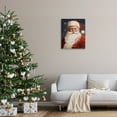 thumbnail image 3 of Stupell Industries Smiling Santa Claus Portrait Holiday Painting Gallery Wrapped Canvas Art Print Wall Art, 24 x 30, 3 of 8