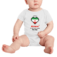 thumbnail image 2 of Half Iranian Is Better Than None Cute Baby Bodysuit Baby Clothes (White, 12-18 Months), 2 of 5