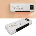 thumbnail image 1 of Cooling Heating Air Conditioner, US Plug 110V Wall Air Conditioner Digital Display with Remote Control for Home, 1 of 8