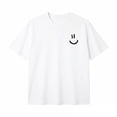 thumbnail image 5 of T Shirts for Men 2026 Summer Casual Short Sleeve Crewneck Smile Face Printed Tee Shirt Streetwear, 5 of 5