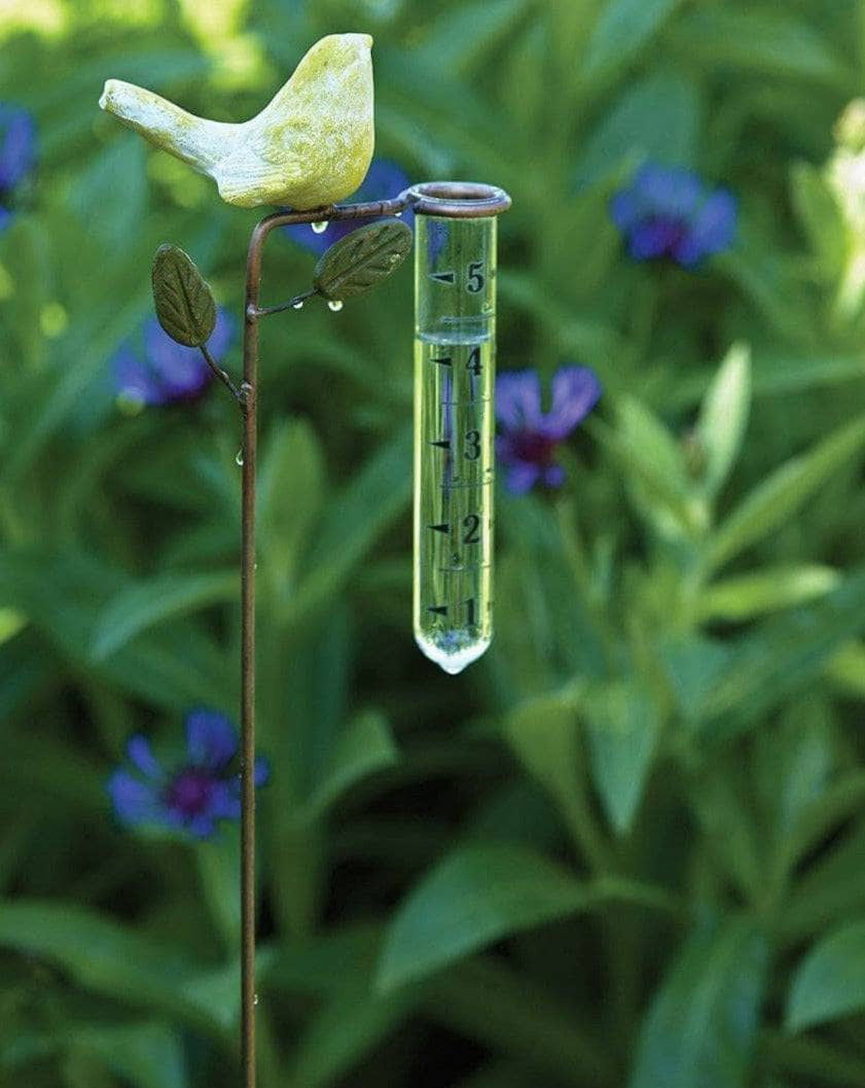 Yellow Bird Rain Gauge