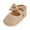 Khaki, variant on Aboser Newborn Infant Girls Mary Jane Flats Baby Girl First Walking Shoes Soft Sole Cloth Shoes 0-15 Months Bowknot Crib Shoes Non Slip Dress Shoes