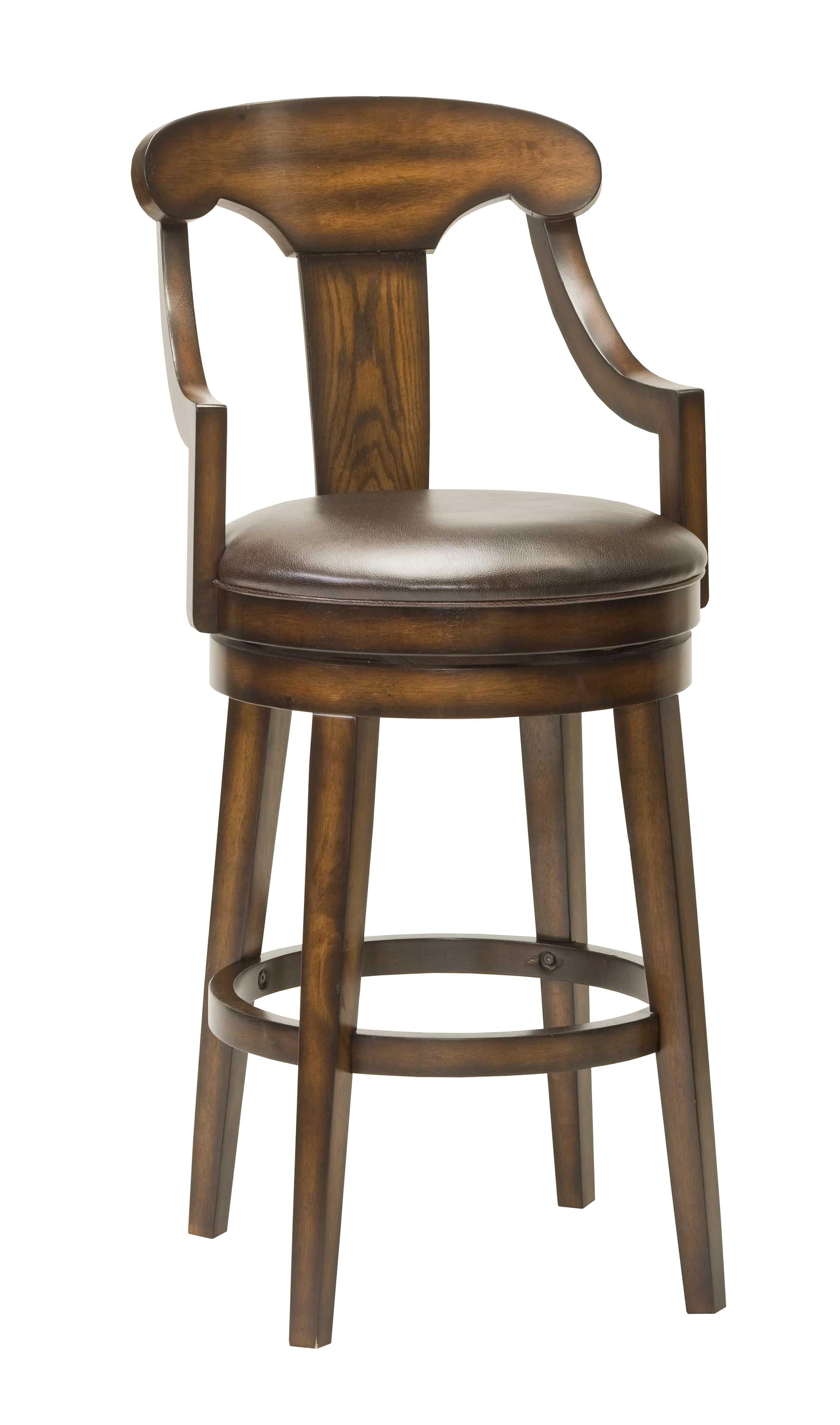 Hilale Furniture Upton 41 5 Swivel Counter Stool Rustic Oak Hilale Furniture Upton 41 5 Swivel Counter Stool Rustic Oak Finish Com