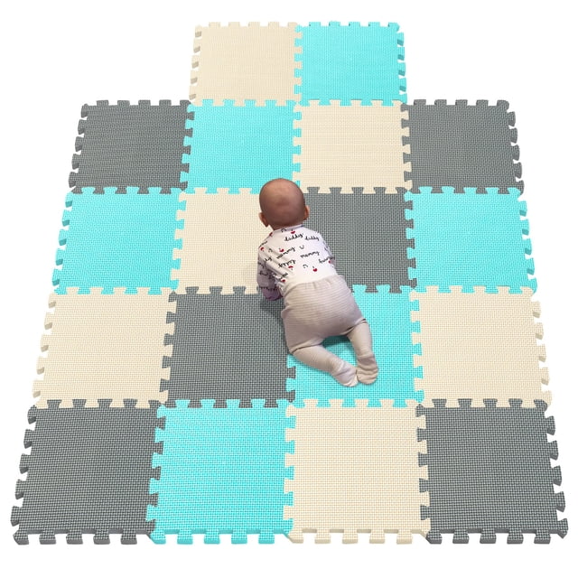 Alfombrillas de rompecabezas YIMINYUER, 18 fichas de 30 cm x 30 cm x 1 cm cada una