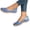 Blue, variant on Pisexur Sandals for Women, Solid Color Loophole Flats Shoes, Summer Fashion Casual Sandals, One-Step Sandals and Slippers Women Shoes