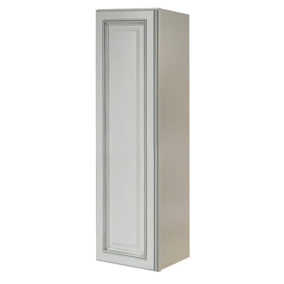 Sunny Wood Rlw1242-A Riley 12" Wide X 42" High Single Door Wall Cabinet - White