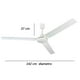 thumbnail image 4 of Ventilador de techo Sanelec 5 velocidades 6 piezas, 4 of 4