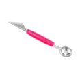 thumbnail image 1 of Naiovety 2 en 1 Bola de excavación de frutas Cuchara para tallar Helado Melón Baller Pop Cocina y Comedor Rosa roja, 1 of 6