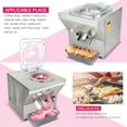 thumbnail image 3 of Commercial Countertop Gelato ice cream machine,hard ice cream machine,ice cream maker-5.5 gallon/hour, Vertical feeding+mixing, 3 of 8