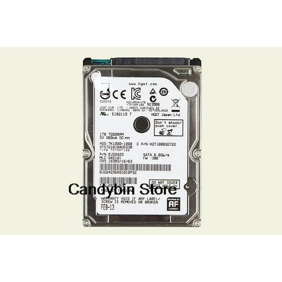 For HGST HTS721010A9E630 1TB notebook hard disk 7200 to 32M mechanical disk 2.5 inch