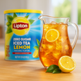thumbnail image 5 of Lipton Diet Lemon Iced Tea Mix, Sugar-Free, with Caffeine, Made from Real Tea Leaves – Pack of 1 (10 Quarts) – Zero Sugar, Naturally Flavored, Refreshing Instant Tea, 5 of 11