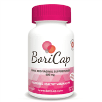 BoriCap Boric Acid Vaginal Suppositories, 600 Mg, 30 Ct