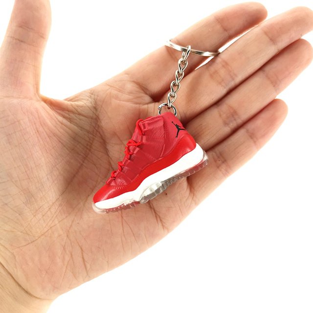 Mini AJ Zapato Llavero Zapatos De Baloncesto Modelo De Coche Mochila Colgante