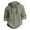 A-Green70, variant on XIAOCHA Men's Linen Blend Hooded Shirt Half Button Dual Pocket Top Breathable Casual Everyday Tunic