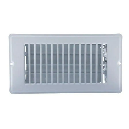 4 in. x 10 in. (7/8" Drop) Steel Wall / Ceiling / Floor Register For Mobile Home