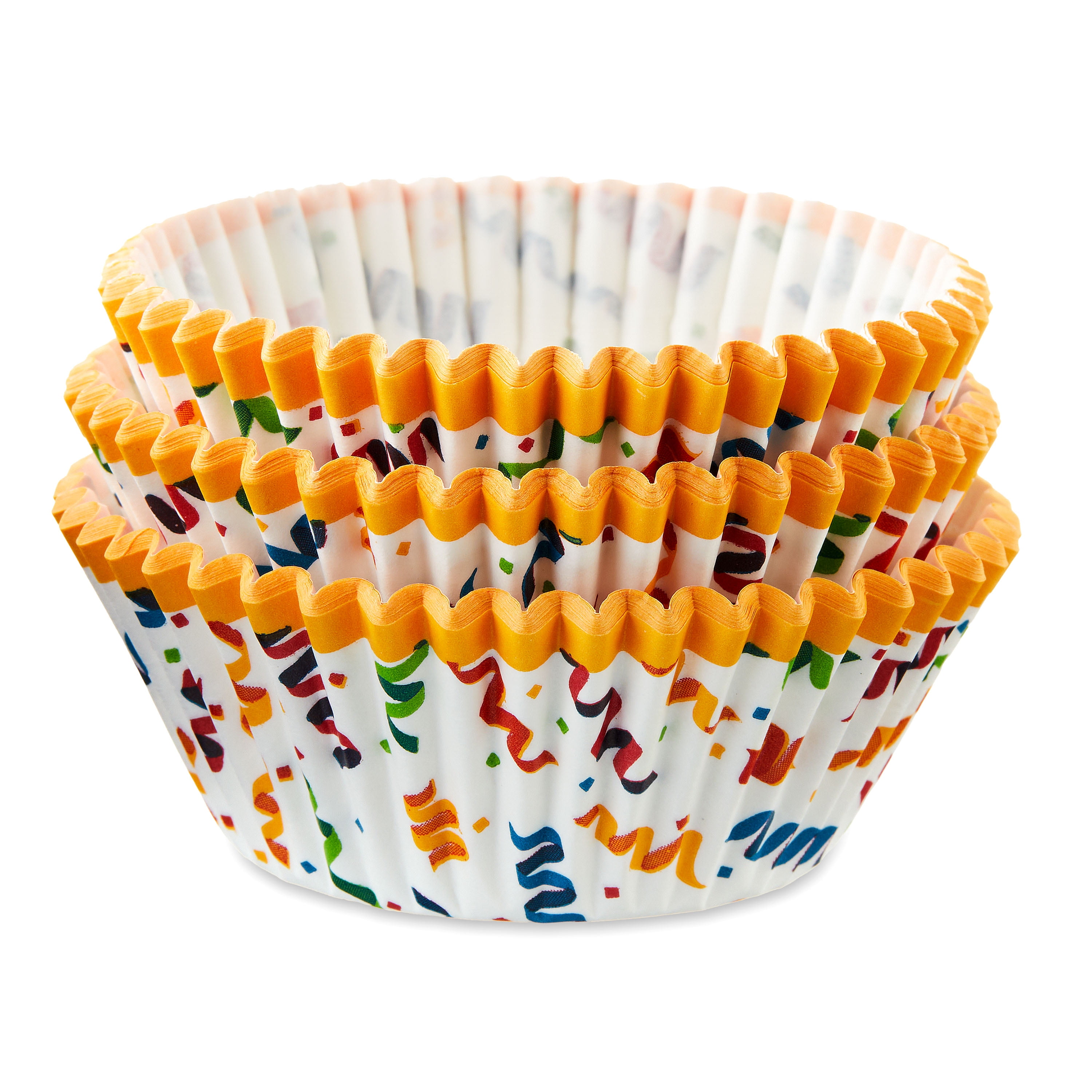 Great Value Confetti Cupcake Liners, Multicolor, 75 Count