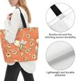 thumbnail image 3 of ZICANCN Fantasy Cute Honeybees Tote Bag, Grocery Bags Reusable Shopping Bags with Handles Durable Foldable Washable for Women Men, 3 of 8