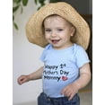 thumbnail image 5 of Tstars Boys Unisex Best Gift for Mother's Day Shirts Happy First Mothers Day Baby Toddler Cool Cute Gift for Mom Shirts for Baby Boy Mothers Day Gift Baby Shower Infant Baby Bodysuit, 5 of 8
