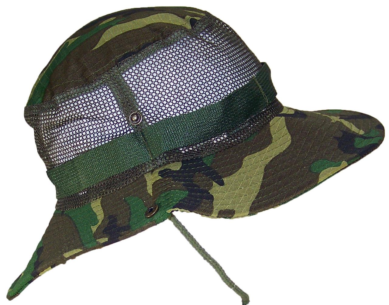 Tropic Hats Adult Camouflage Ripstop 