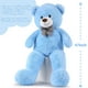 thumbnail image 5 of Oso de peluche Morismos de peluche gigante azul de 120 cm para novia, 5 of 6