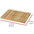 thumbnail image 7 of Oceanstar Bamboo Floor and Shower Mat, 23.75 in L x 17.75 in W x 1 in H, 7 of 7