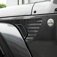 thumbnail image 3 of For 2018 - 2023 for Jeep for Wrangler JL Carbon Fiber Style Flag Leaf Fender Sticker Decoration -, 3 of 4