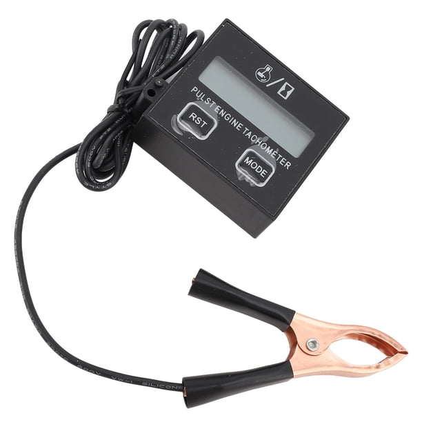 Tacómetro Digital Para Motosierra, Tacómetro De Motor De Pulso Inductivo Reiniciable De 30000 RPM Para Cortacésped