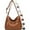 Brown, variant on Crossbody Bags for Women - Soft Leather Multi-pocket Purses Shoulder Handbags with Adjustable Shoulder Strap