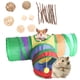 thumbnail image 1 of Tubo pequeño para mascotas dientes para moler pequeños túneles para mascotas Diversión de 3 vías para hámster para sala de estar para patio ANGGREK Otros, 1 of 8