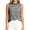 *Black, variant on ClodeEU Women's Striped Crewneck Sleeveless Tank Top with Butterfly Back ,Solid Color Casual Summer Top Black,Women's Plus L