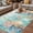Green, variant on Summer Coastal Outdoor Rug for Patio/Deck/Porch, Non-Slip Large Area Rug 5 x 7 Ft, Watercolor Corals Shells Starfish Green Plaid Indoor Outdoor Rugs Washable Area Rugs, Camping Rug Carpet Runner