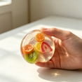thumbnail image 4 of Oil Squishy Fruit Stress Ball, Clear Slow Rising Squeeze Fidget with Mixed Fruit Slices for Desk and Travel, 4 of 6