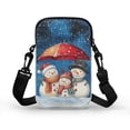 thumbnail image 2 of HELLHERO Christmas Snowman Shoulder Bag with Women Adjustable Shoulder Strap Crossbody Small Bags Trendy Polyester, 2 of 7