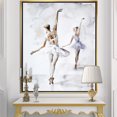 thumbnail image 3 of Aquarelles Ballerines Danse II - Toile Encadrée Style Campagne Française, 3 of 3