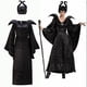 thumbnail image 1 of Disfraz de reina malvada maléfica para mujer, vestido + sombrero （L:155-165CM） XianweiShao 9024715353139, 1 of 3