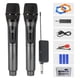 thumbnail image 2 of Wireless Microphone 2 Channels UHF Fixed Frequency Handheld Mic Micphone for Party Professional Show Meeting, 2 of 5
