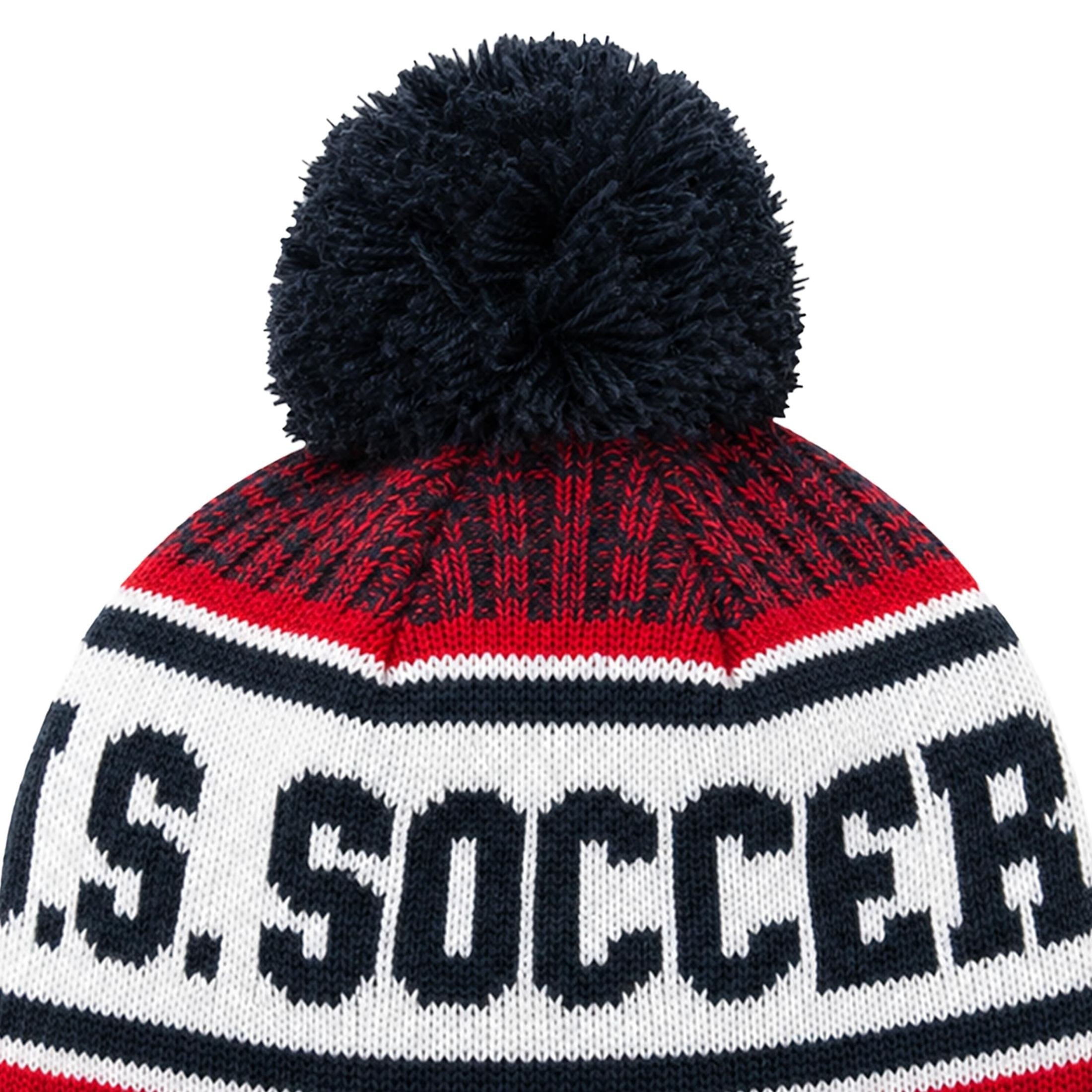 Icon Sports Officially Licensed US Soccer Federation Beanie - Unisex Adult - USA42BN Red