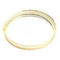 thumbnail image 2 of Decorative Tray, Gold Mirror Tray for Jewelry, Jewelry Tray Organizer Makeup Tray for Vanity, Dresser - 25cm, 2 of 9